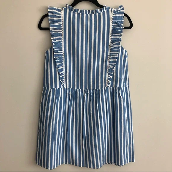 Sezane Blue and White Striped Dress - Picture 7 of 9